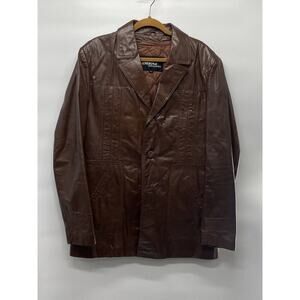 Wilson’s mens leather jacket Size 44 Brown Vintage Outerwear Granpacore